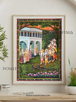 ADVENTURES OF KRISHNA AND BALRAM PICHWAI (Handpainted)