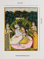 RADHA KRISHNA SANGAM PICHWAI (Handpainted)