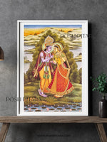 TALE OF RADHA KRISHNA (Handpainted)