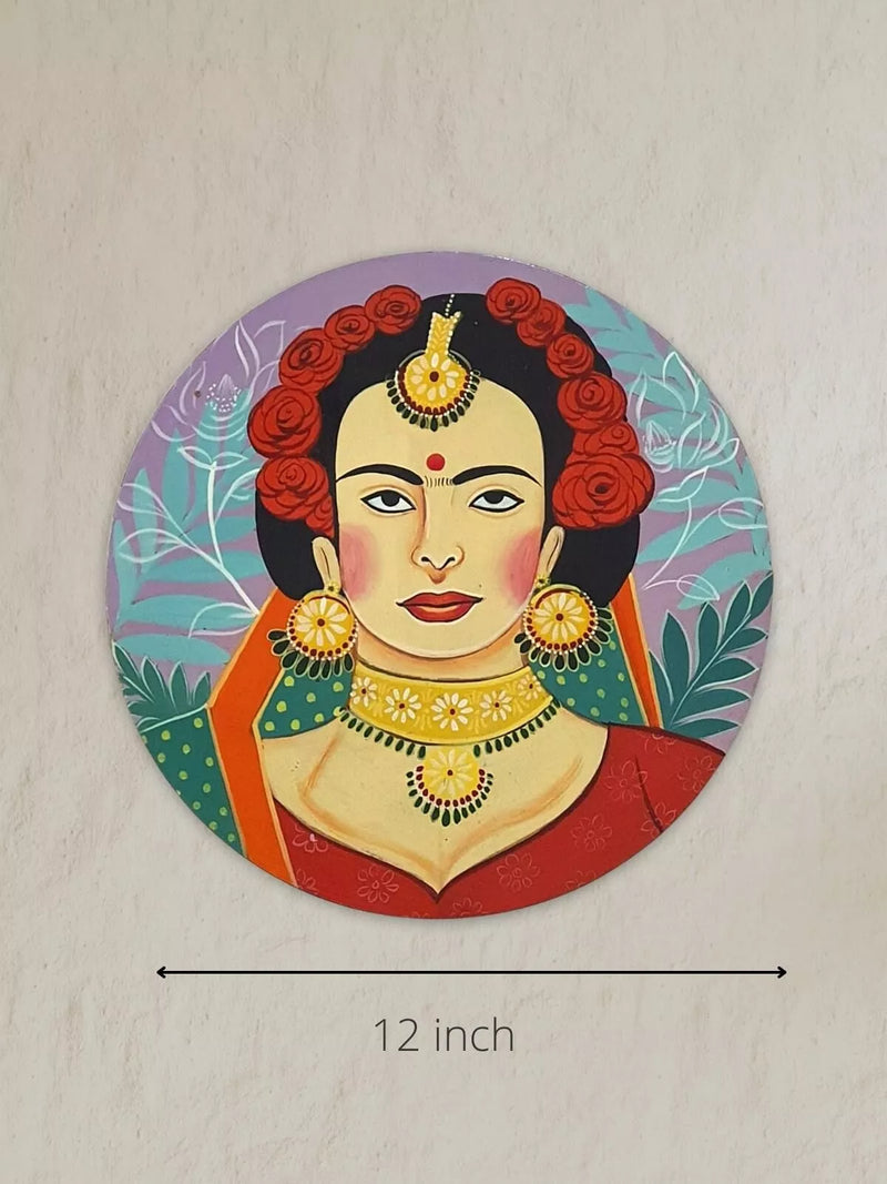 12″ HANDPAINTED THE MAGNIFICENT FRIDA KAHLO