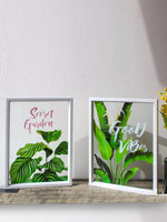 BOTANICAL STYLE WALL ART (SET OF 2)