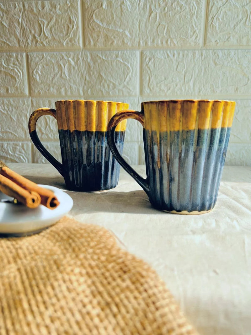 OMBRE BOHEMIAN STUDIO MUGS – SET OF 2