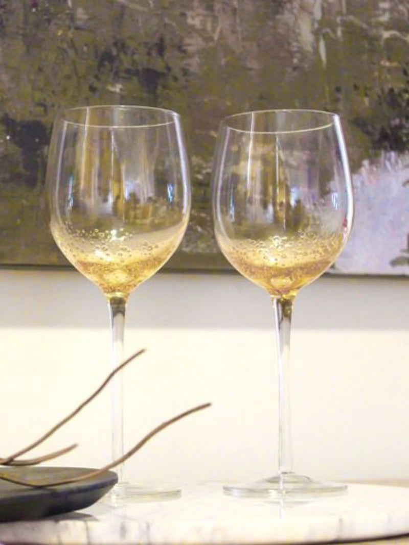 OMBRE BUBBLE GLASSES (SET OF 2)