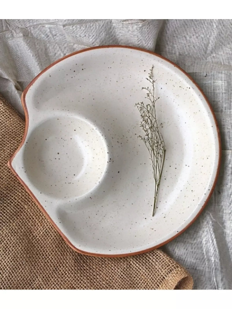 ORGANIC IVORY SERVING PLATTER