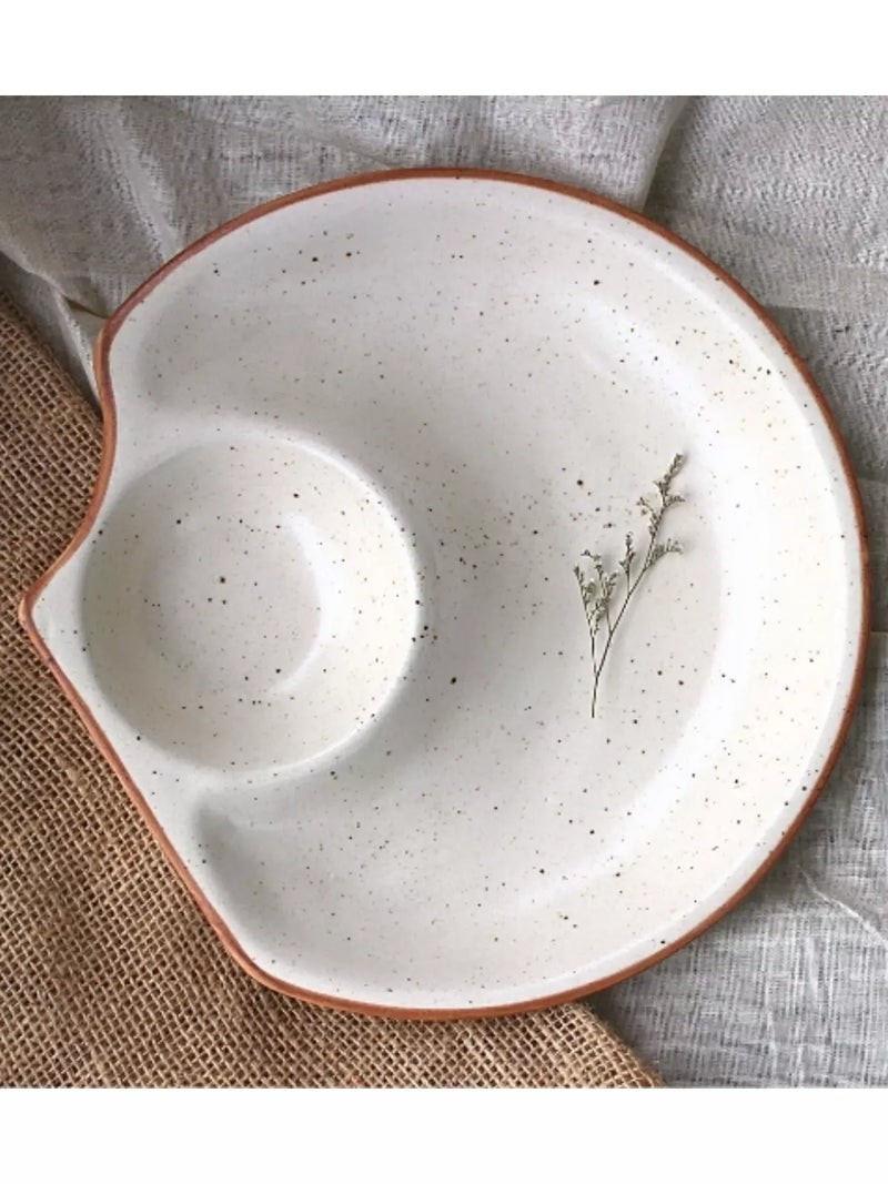 ORGANIC IVORY SERVING PLATTER