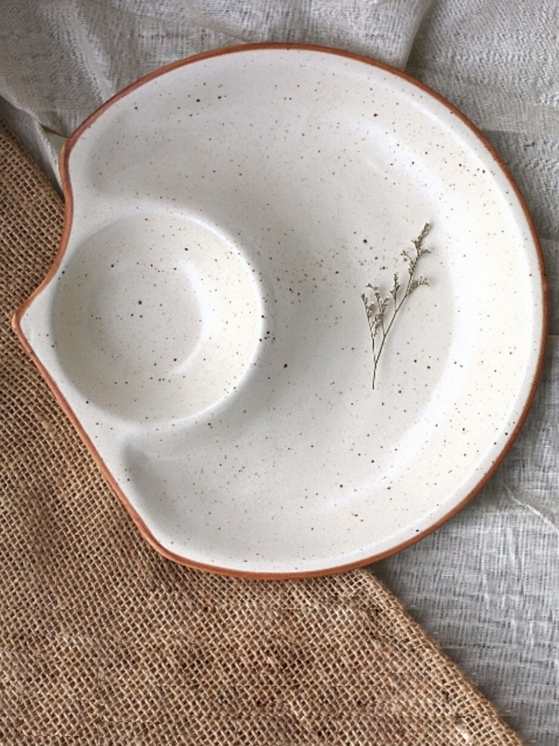 ORGANIC IVORY SERVING PLATTER